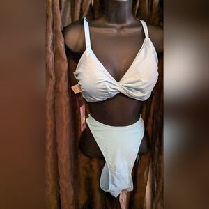 Blue 3 piece swimsuit